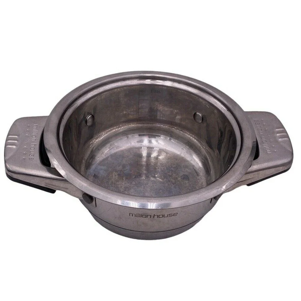 Million House Solingen Stainles Steel Induction Pot Saucepan 1.25L Z-Line No Lid